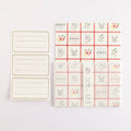 Atlas Stationers - Green Flash Animal Department Store Letter Set - Chinchilla - Stickers