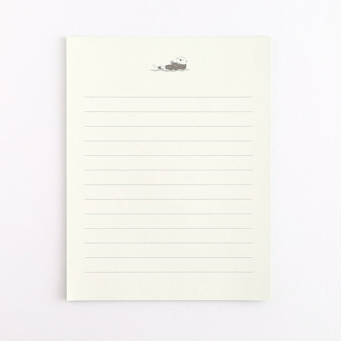 Atlas Stationers - Green Flash Animal Department Store Letter Set - Sea Otter - Stickers - Image 4