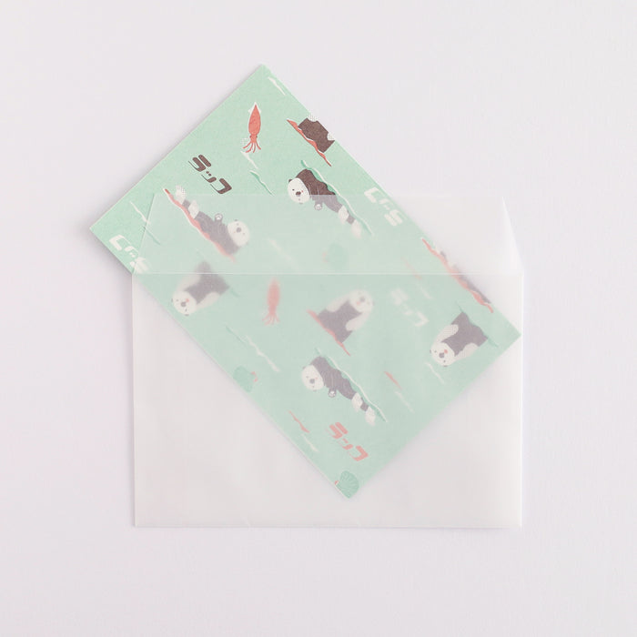 Atlas Stationers - Green Flash Animal Department Store Letter Set - Sea Otter - Stickers - Image 5