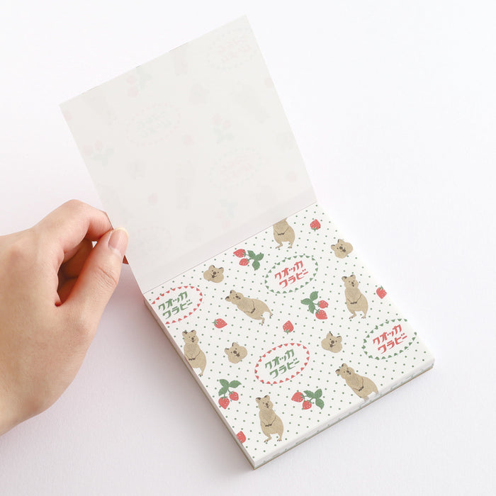Green Flash Animal Department Store Memo Pad - Quokka