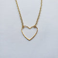 Hammered Heart Necklace