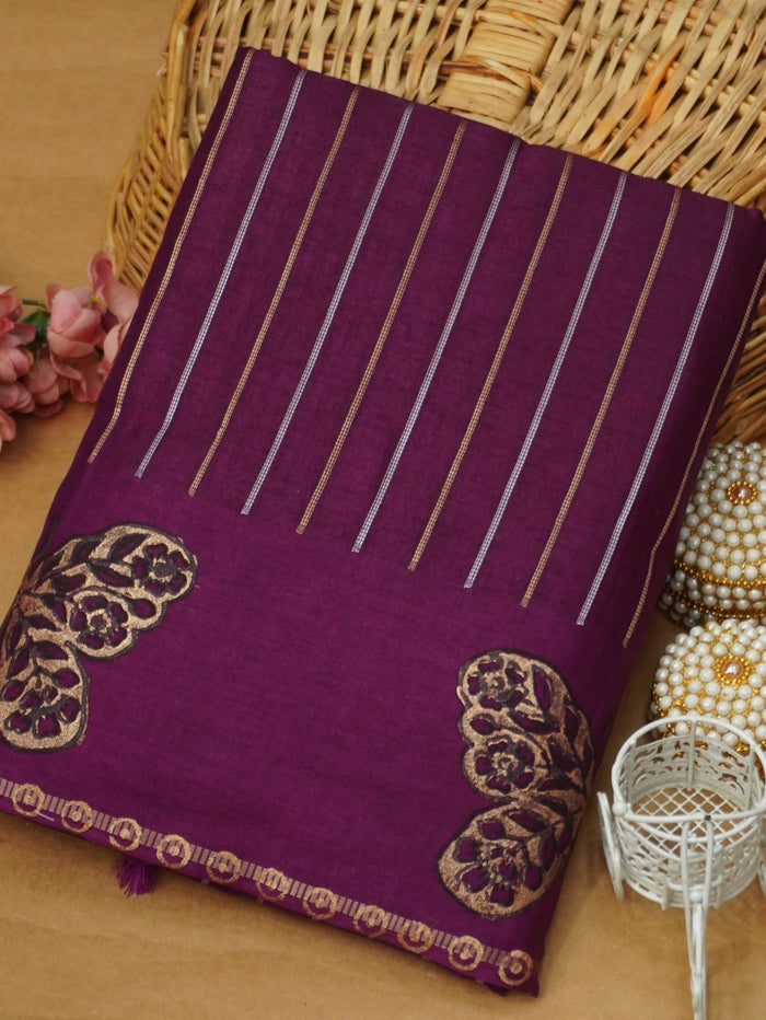 Handloom Matka Silk Saree | TTDS3562