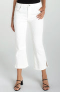 Hannah Crop Flare - White Diamond