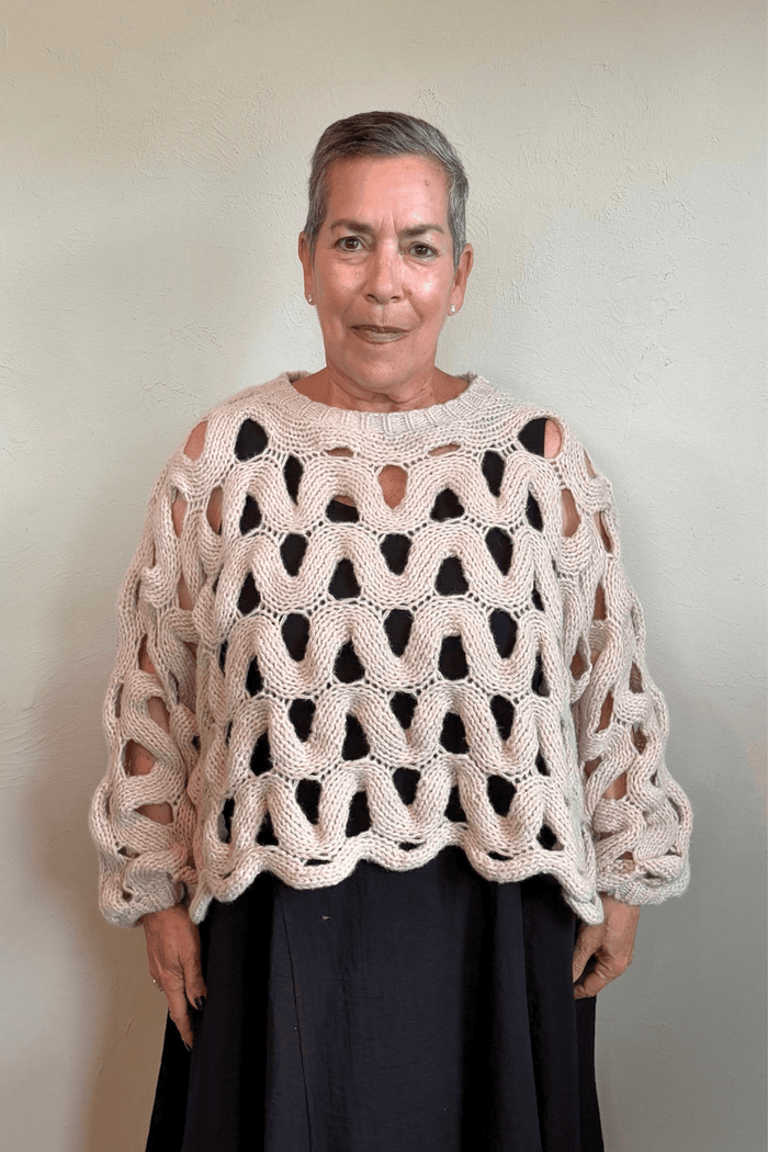 Heavy Open Knit Sweater