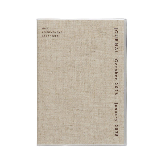 Hightide 2027 Monthly Square Diary coton A5