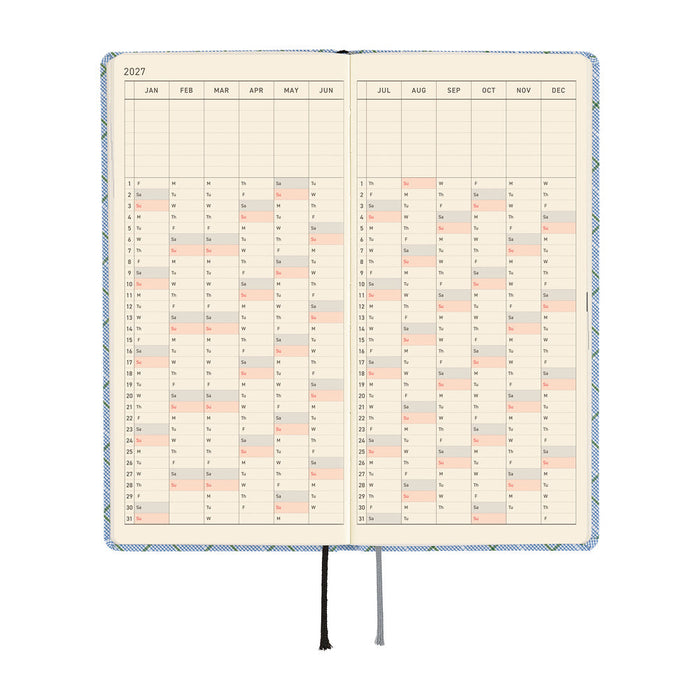 Hobonichi Techo Weeks - Shirt Fabric: Graph Plaid