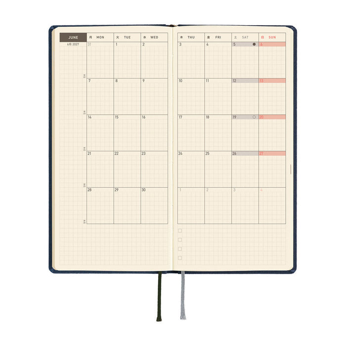 Hobonichi Techo Weeks Mega - Colors: Midnight Blue