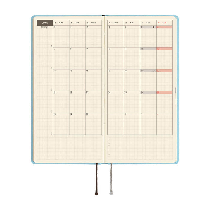 Hobonichi Techo Weeks Mega - Colors: Sea Glass
