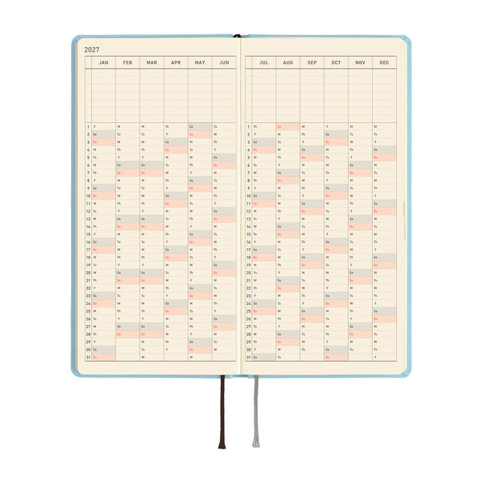 Hobonichi Techo Weeks Mega - Colors: Sea Glass