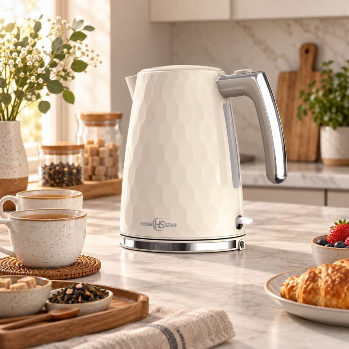 Home Star - Honeycomb Electric Kettle - 1.7L