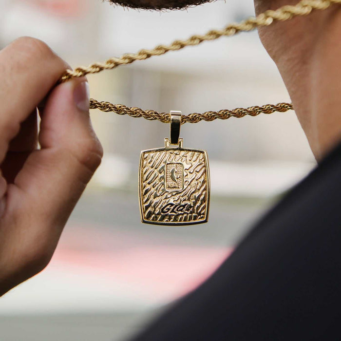 Houston Rockets Championship Pendant - Yellow Gold