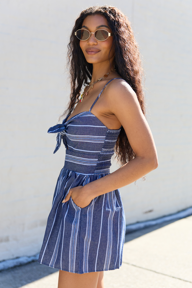 How I Feel Striped Romper FINAL SALE