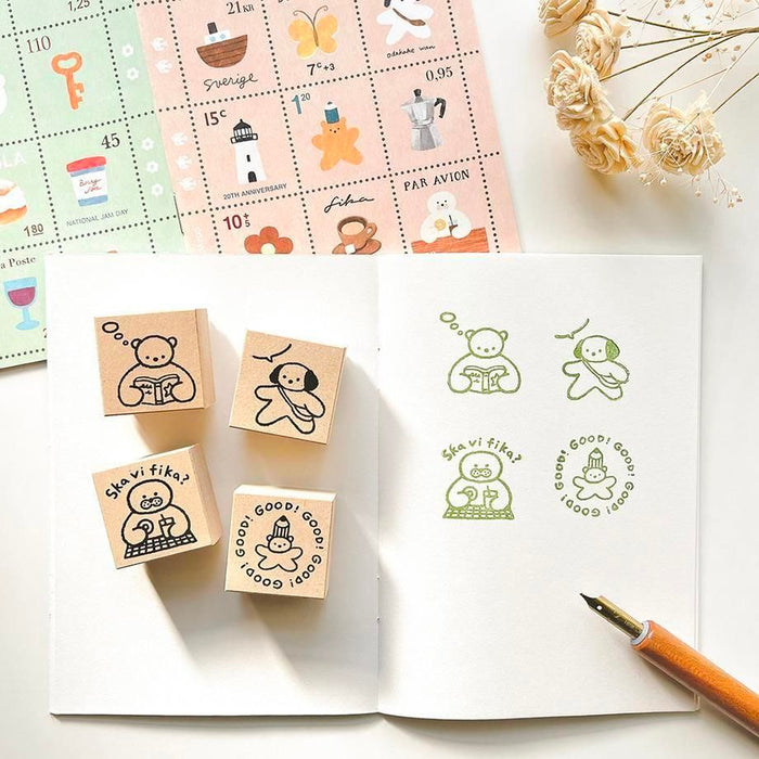 Hyogensha Cozyca Mariko Fukuoka Stamp - Hmm Hmm