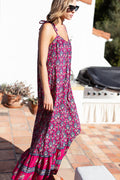 India Sundress - Pink Indigo Organic