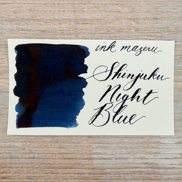 Ink Mazeru 18ml Bottled Ink - Shinjuku Night Blue