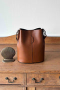 Italian Bucket Bag - Camel