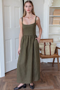 Jour Maxi Dress - Martini Olive