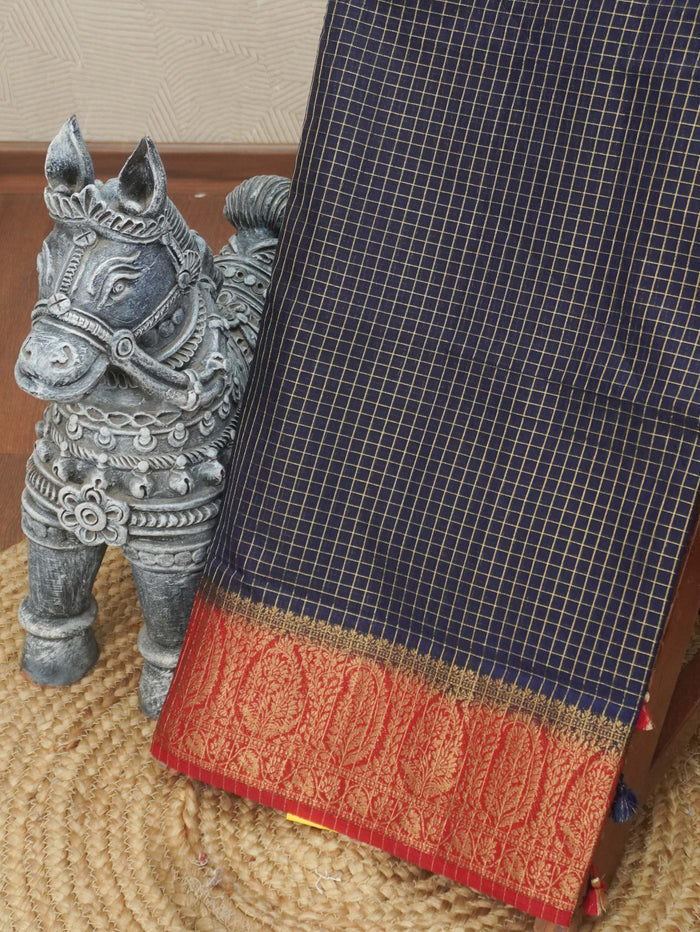 Jute Silk Cotton Saree | TTDS3570