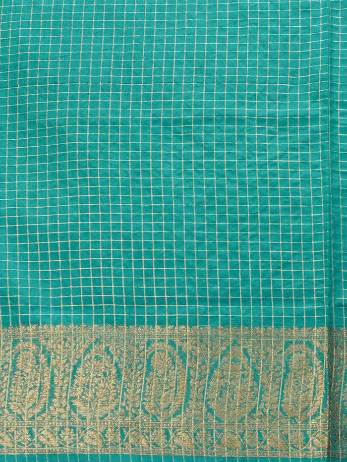 Jute Silk Cotton Saree | TTDS3570