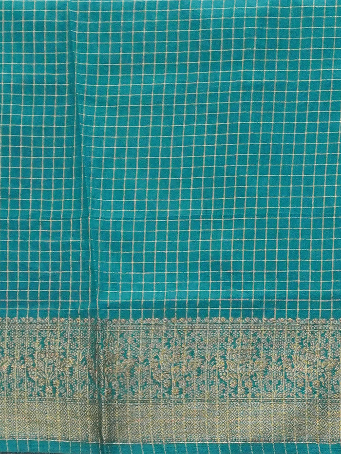 Jute Silk Cotton Saree | TTDS3570