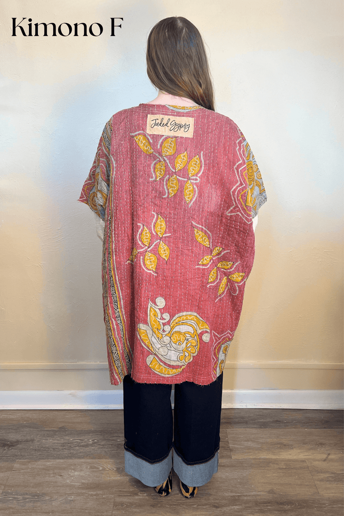 Kantha Sunrise Kimono