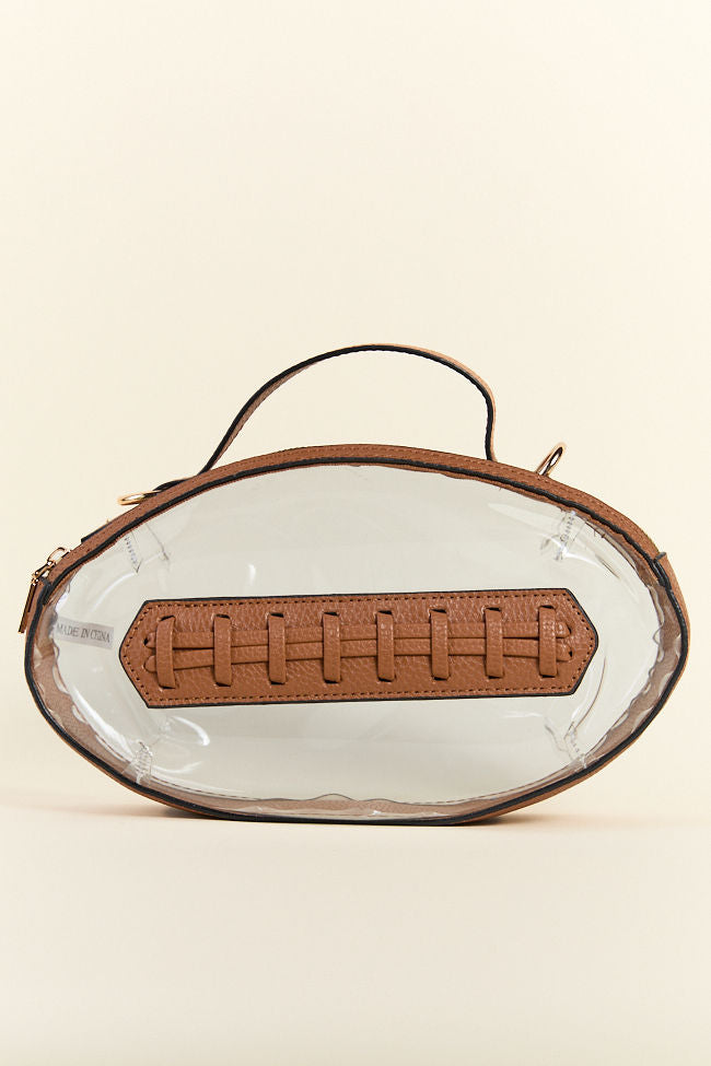 Kelce Brown Football Clear Bag