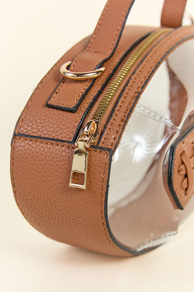Kelce Brown Football Clear Bag