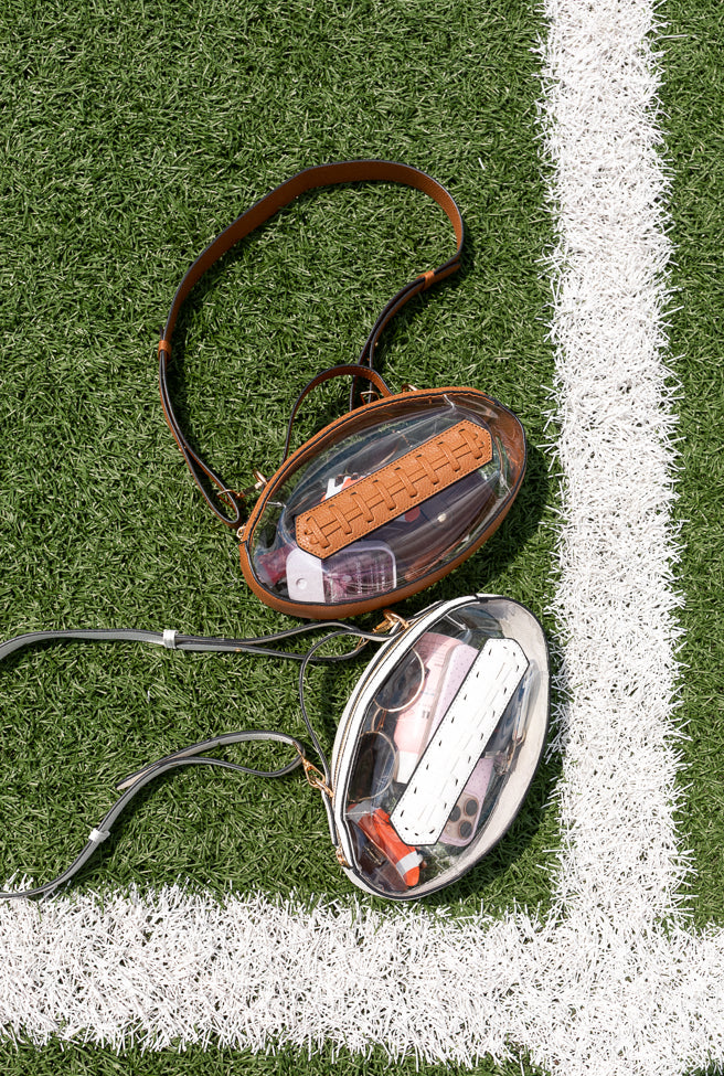 Kelce Brown Football Clear Bag