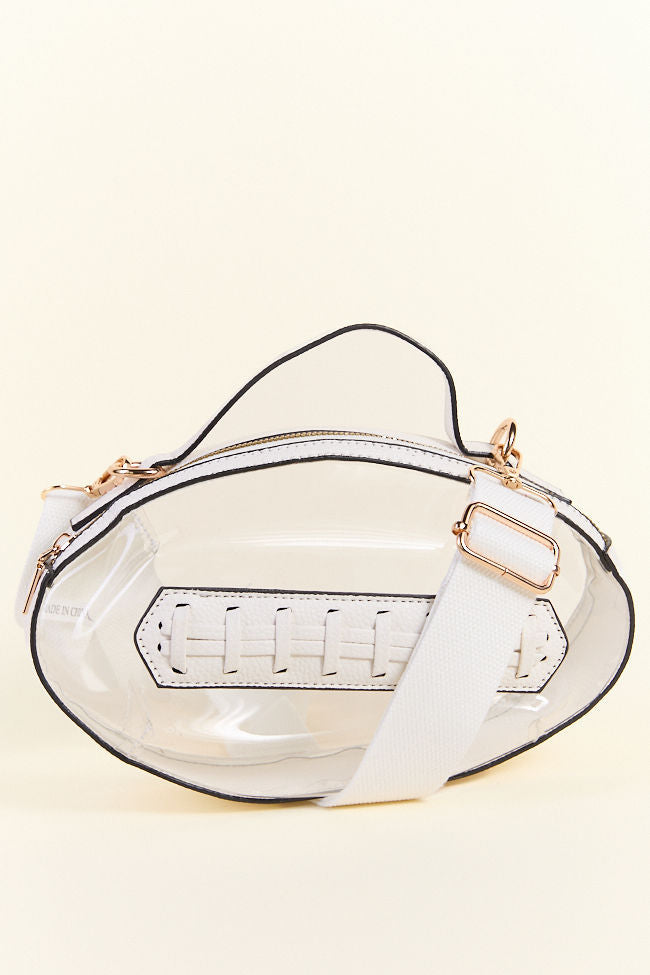 Kelce White Football Clear Bag