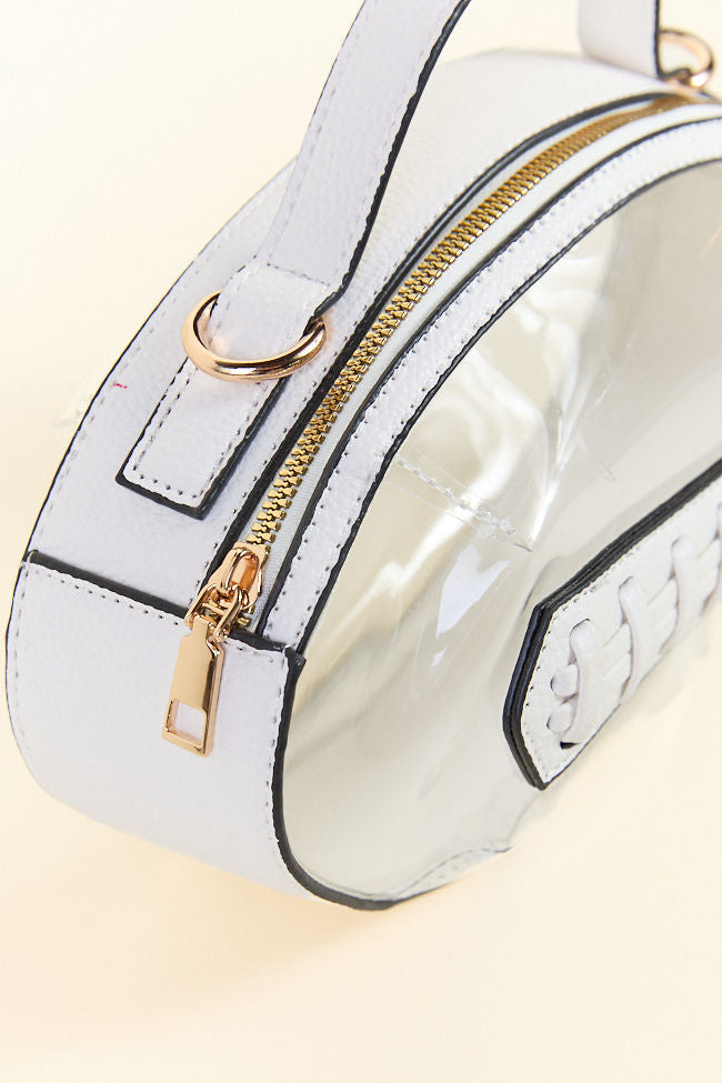 Kelce White Football Clear Bag