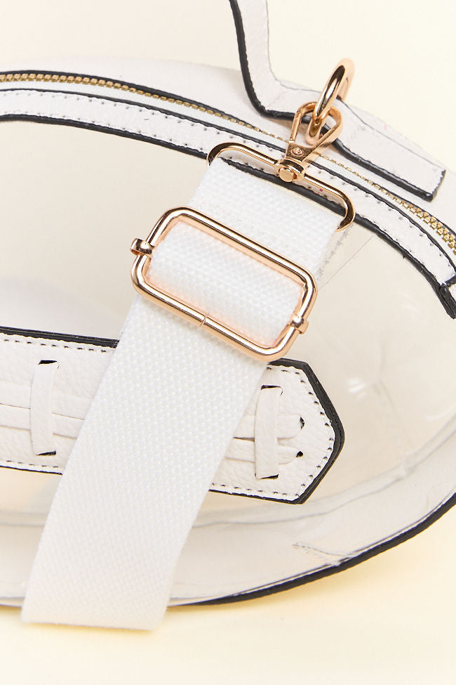 Kelce White Football Clear Bag