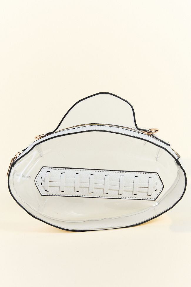 Kelce White Football Clear Bag