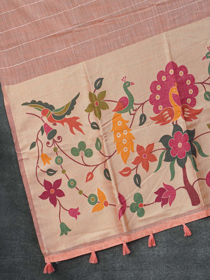 Khadi Cotton Saree | TTDS3540