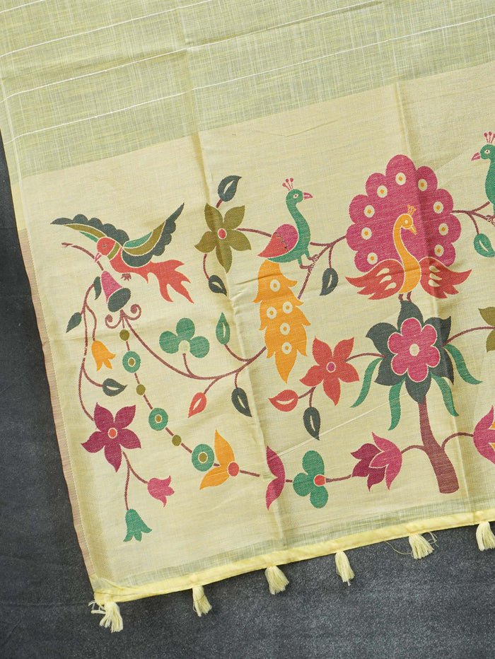 Khadi Cotton Saree | TTDS3540