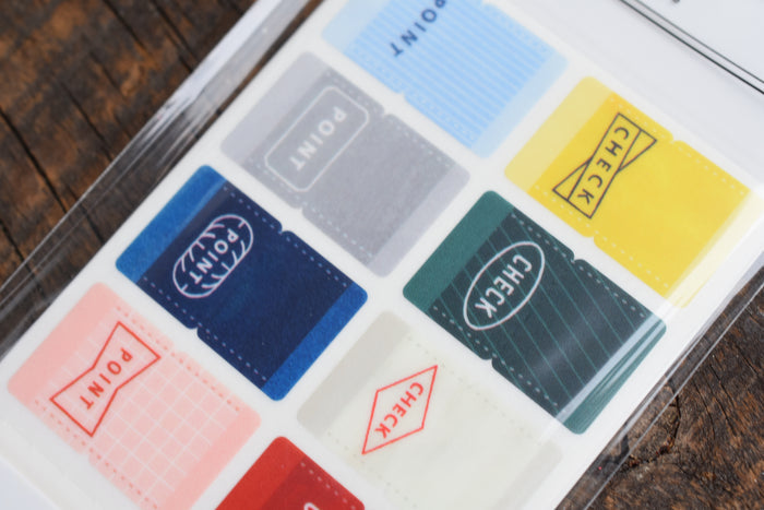 Kitta Portable Washi Tape - Seal - Index Tags