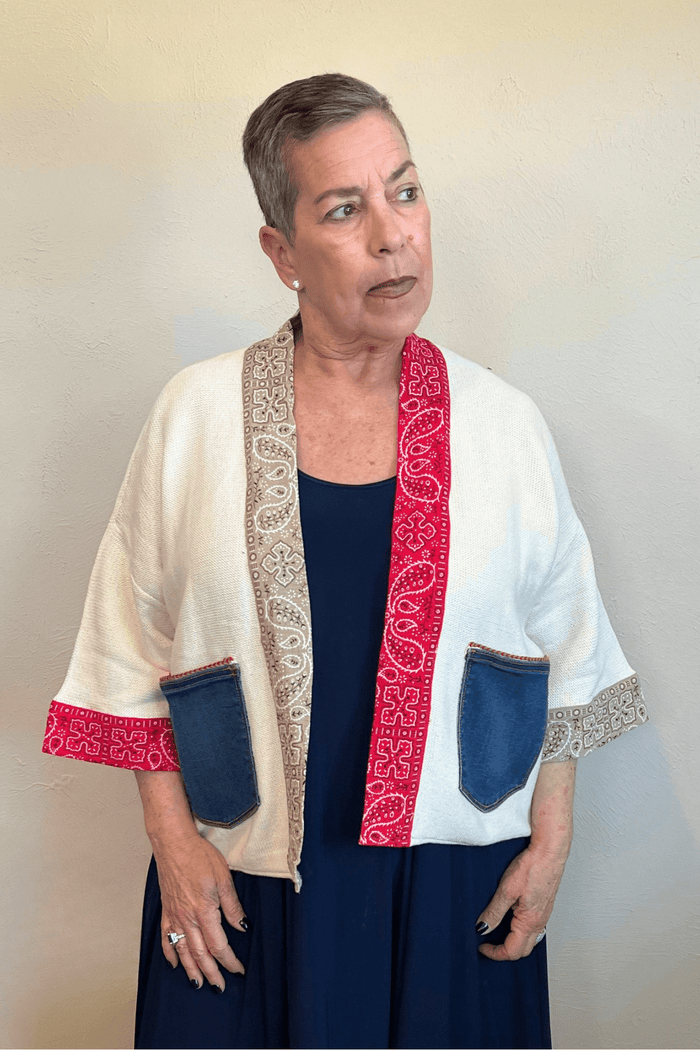 Knit Bandana Cardi