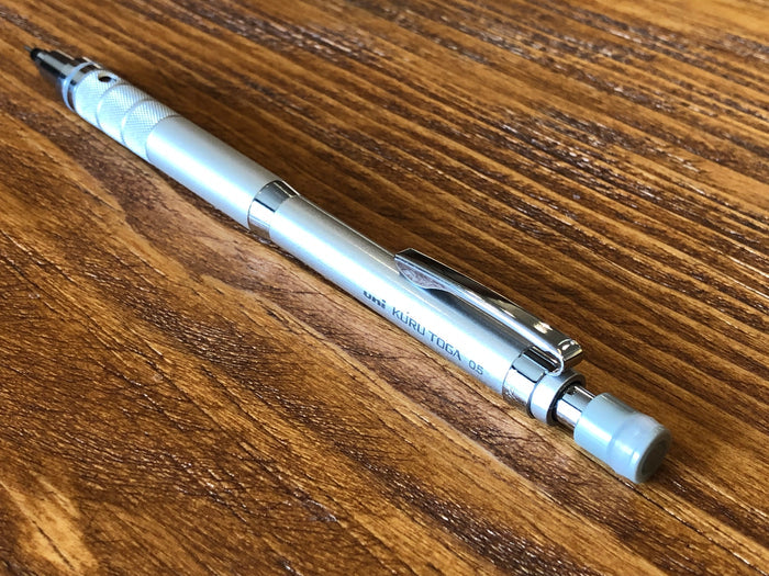 Kuru Toga Roulette Mechanical Pencil - Gunmetal - 0.5mm
