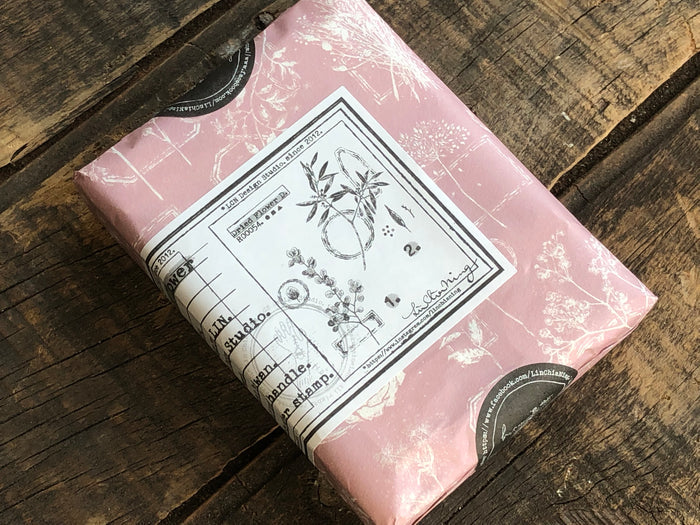 LCN Dried Flower Stamp Set D