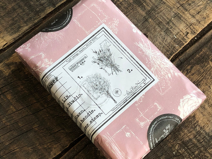 LCN Dried Flower Stamp Set E