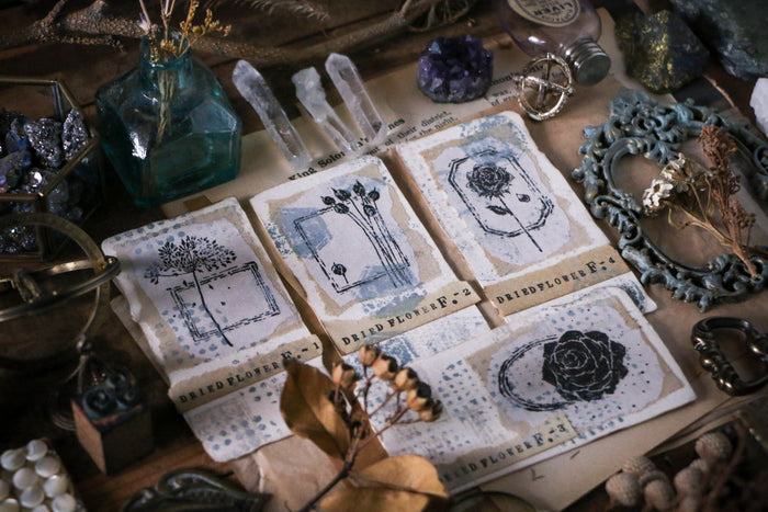 LCN Dried Flower Stamp Set F