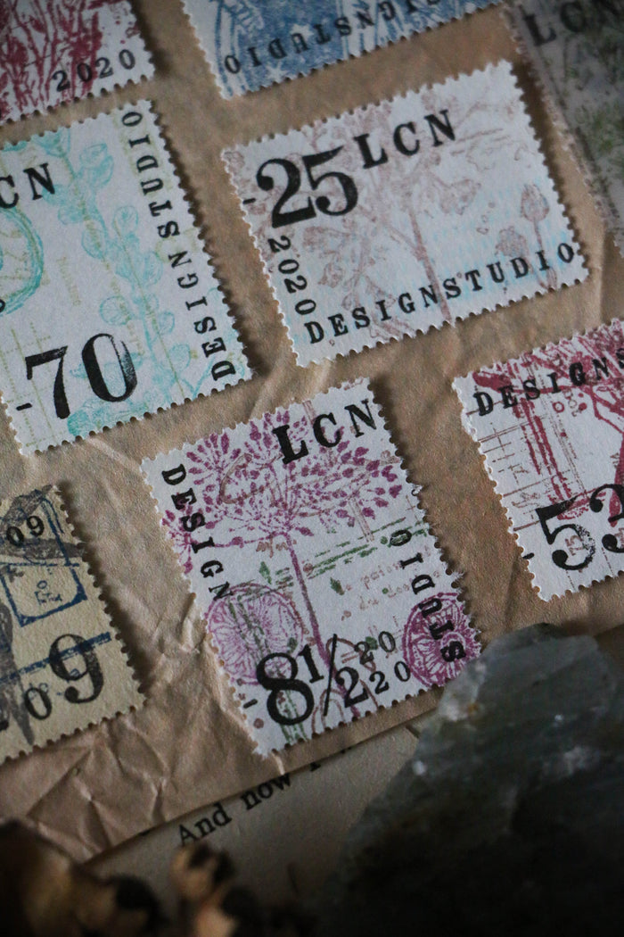 LCN Dried Flower Stamp Set F