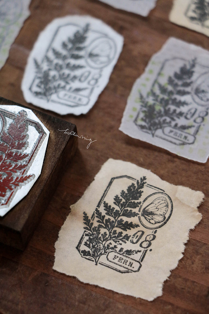 LCN Fern Specimen Metal Stamp - No. 8