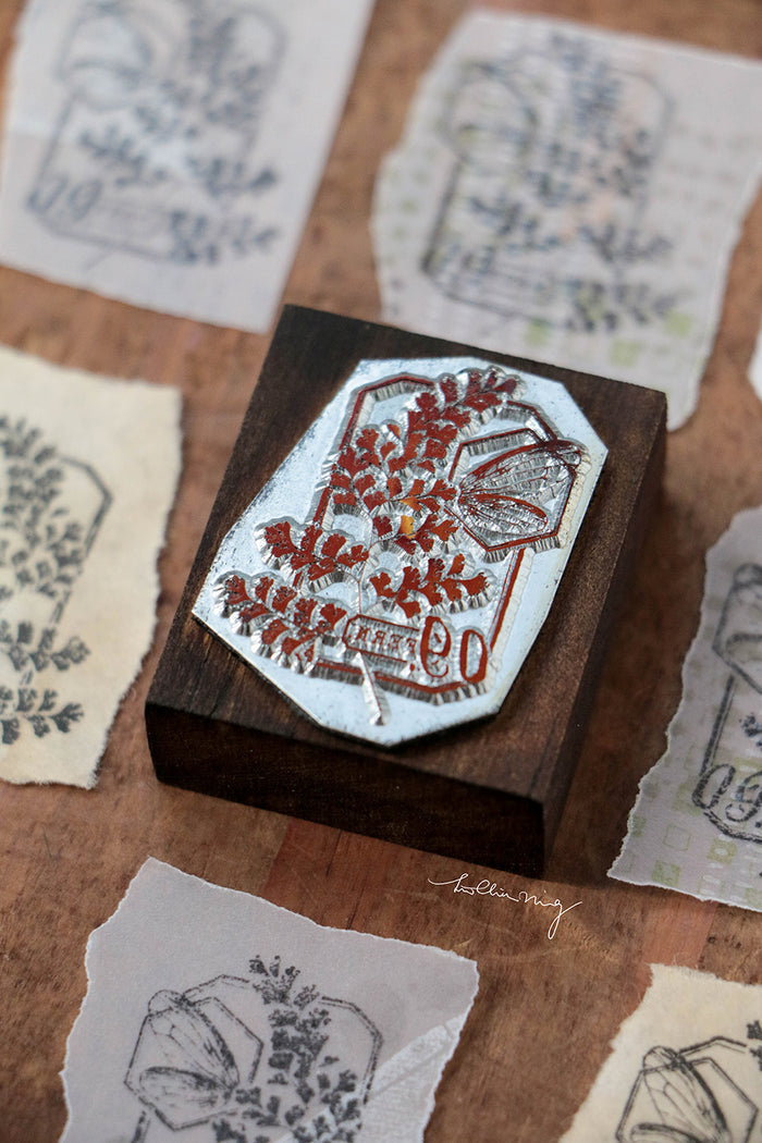 LCN Fern Specimen Metal Stamp - No. 9
