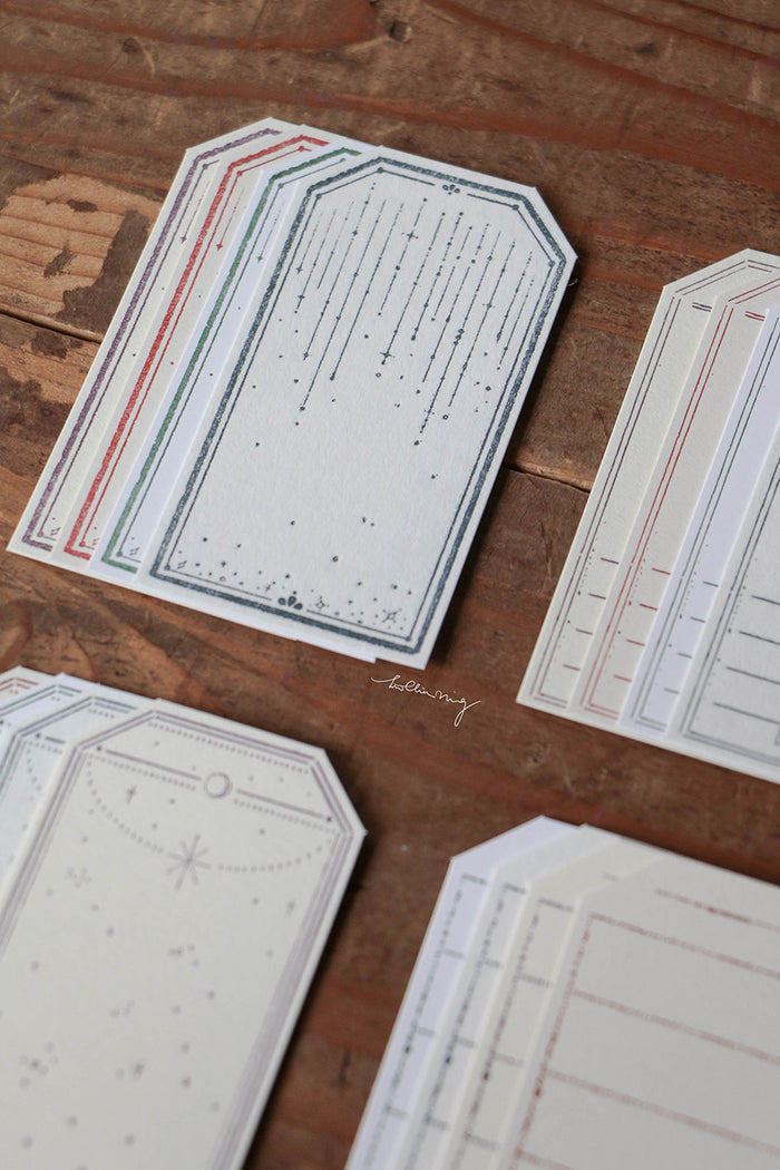 LCN Letterpress Vintage Tag Set A