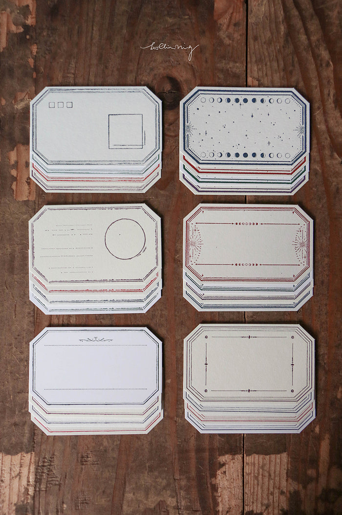 LCN Letterpress Vintage Tag Set B