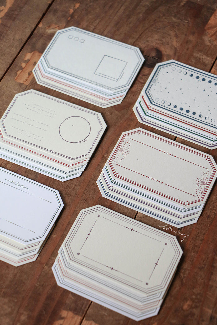 LCN Letterpress Vintage Tag Set B