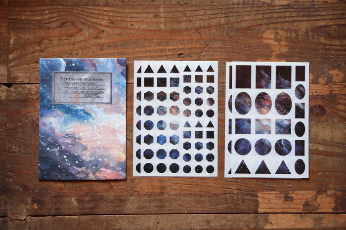 LCN Print-On Stickers - Cosmos Purple