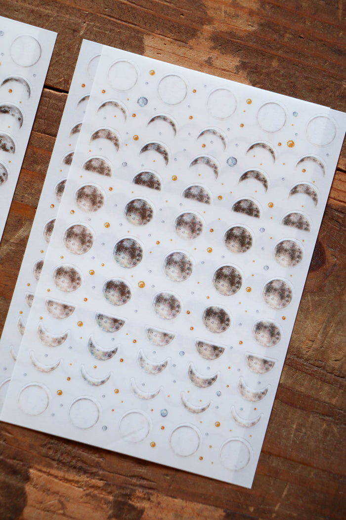 LCN Print-On Stickers - Moon Phase