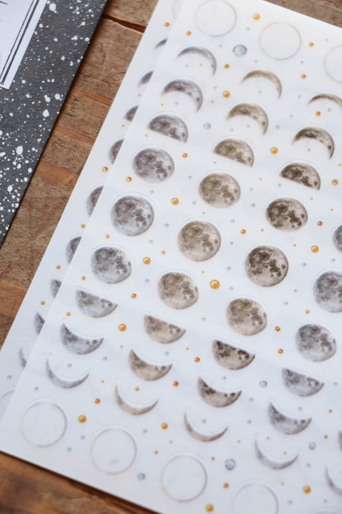 LCN Print-On Stickers - Moon Phase