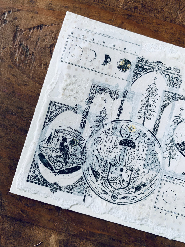 LCN Records of the Moon Metal Stamp
